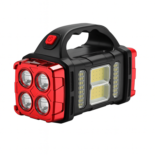 4-in-1 Solar-Powered LED Flashlight